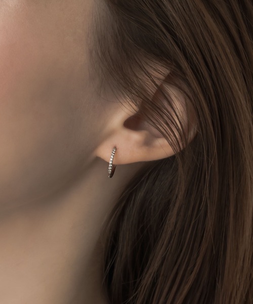 muku（ムク）の「PIERCE/SLIM ZIRCONIALINE（ピアス（両耳用）・レディース・ゴールド/シルバー・10/8）」の14枚目の写真