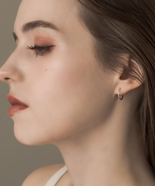 muku（ムク）の「PIERCE/SLIM ZIRCONIALINE（ピアス（両耳用）・レディース・ゴールド/シルバー・10/8）」の16枚目の写真