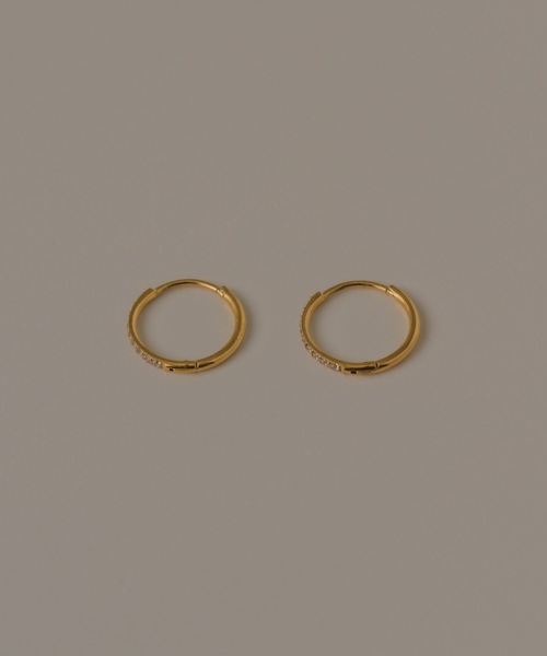 muku（ムク）の「PIERCE/SLIM ZIRCONIALINE（ピアス（両耳用）・レディース・ゴールド/シルバー・10/8）」の12枚目の写真