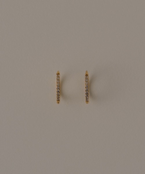 muku（ムク）の「PIERCE/SLIM ZIRCONIALINE（ピアス（両耳用）・レディース・ゴールド/シルバー・10/8）」の10枚目の写真