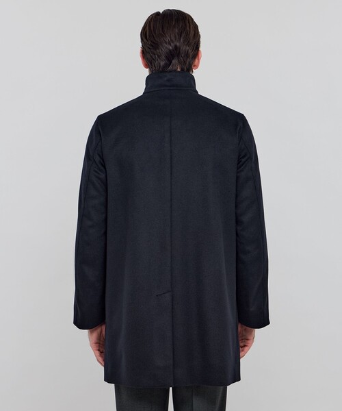 MACKINTOSH LONDON（マッキントッシュ ロンドン）の「【DUNFORD STAND COLLAR】ウールカシミヤビーバースタンドカラーコート（その他アウター・メンズ・チャコールグレー/ネイビー・40/38/42）」の7枚目の写真