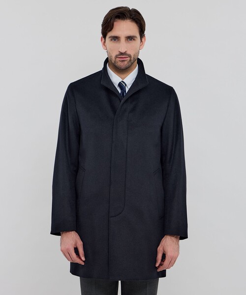 MACKINTOSH LONDON（マッキントッシュ ロンドン）の「【DUNFORD STAND COLLAR】ウールカシミヤビーバースタンドカラーコート（その他アウター・メンズ・チャコールグレー/ネイビー・40/38/42）」の8枚目の写真