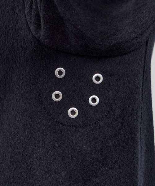 MACKINTOSH LONDON（マッキントッシュ ロンドン）の「【DUNFORD STAND COLLAR】ウールカシミヤビーバースタンドカラーコート（その他アウター・メンズ・チャコールグレー/ネイビー・40/38/42）」の9枚目の写真