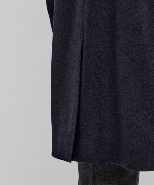 MACKINTOSH LONDON（マッキントッシュ ロンドン）の「【DUNFORD STAND COLLAR】ウールカシミヤビーバースタンドカラーコート（その他アウター・メンズ・チャコールグレー/ネイビー・40/38/42）」の11枚目の写真