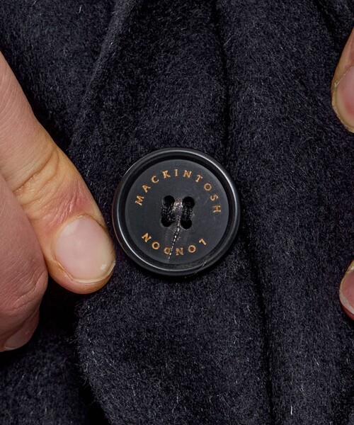 MACKINTOSH LONDON（マッキントッシュ ロンドン）の「【DUNFORD STAND COLLAR】ウールカシミヤビーバースタンドカラーコート（その他アウター・メンズ・チャコールグレー/ネイビー・40/38/42）」の12枚目の写真