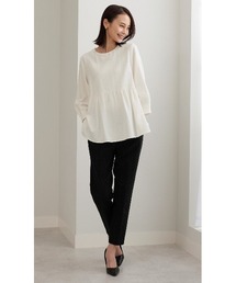 AOYAMA | 【WEB限定】アンティークジャガードブラウスセットアップ(スーツセット)