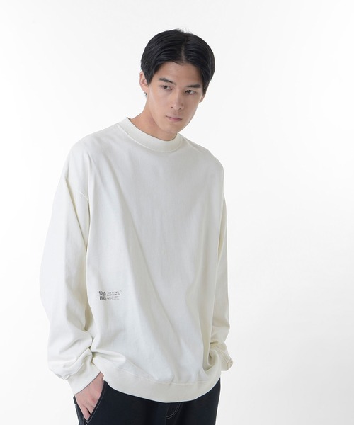 セール】1000 リブ裾ロングスリーブ Tシャツオーバーサイズフィット（T