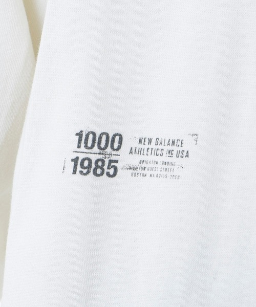 NEW BALANCE(ニューバランス)の「1000 リブ裾ロングスリーブ Tシャツオーバーサイズフィット(Tシャツ/カットソー・メンズ・ブラック/グレー/ホワイト/ネイビー・SMALL/MEDIUM/LARGE/X-LARGE)」の7枚目の写真