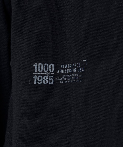 NEW BALANCE(ニューバランス)の「1000 リブ裾ロングスリーブ Tシャツオーバーサイズフィット(Tシャツ/カットソー・メンズ・ブラック/グレー/ホワイト/ネイビー・SMALL/MEDIUM/LARGE/X-LARGE)」の12枚目の写真