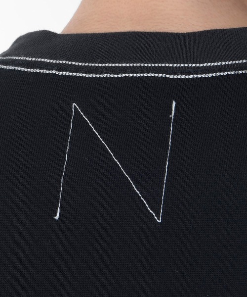 NEW BALANCE(ニューバランス)の「1000 リブ裾ロングスリーブ Tシャツオーバーサイズフィット(Tシャツ/カットソー・メンズ・ブラック/グレー/ホワイト/ネイビー・SMALL/MEDIUM/LARGE/X-LARGE)」の14枚目の写真