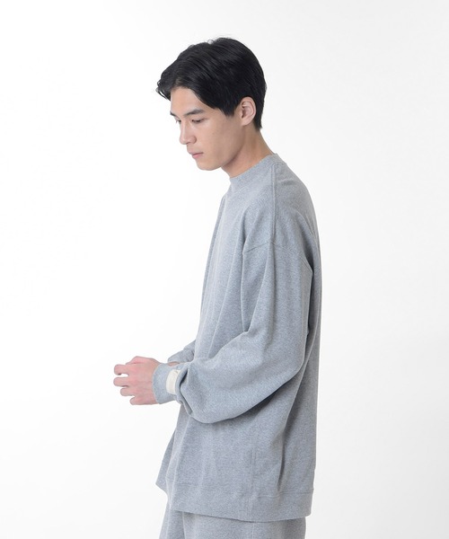 セール】1000 リブ裾ロングスリーブ Tシャツオーバーサイズフィット（T