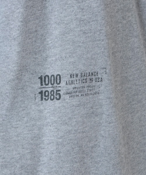 NEW BALANCE(ニューバランス)の「1000 リブ裾ロングスリーブ Tシャツオーバーサイズフィット(Tシャツ/カットソー・メンズ・ブラック/グレー/ホワイト/ネイビー・SMALL/MEDIUM/LARGE/X-LARGE)」の17枚目の写真