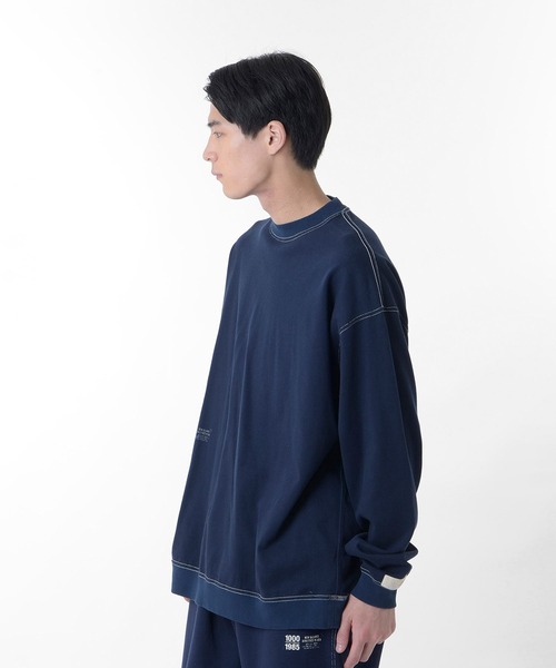 セール】1000 リブ裾ロングスリーブ Tシャツオーバーサイズフィット（T