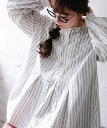 soulberry | ベストに合わせる、やさしいストライプのブラウス(シャツ/ブラウス)