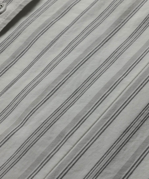 soulberry（ソウルベリー）の「ベストに合わせる、やさしいストライプのブラウス（シャツ/ブラウス・レディース・オフホワイト・5L/4L/3L/LL/L/M）」の18枚目の写真