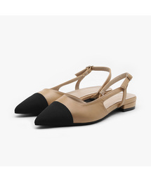 Dalia スリングバック フラットシューズ (2cm)