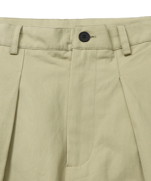 CONNECT KINLOCH(コネクトキンロック)の「ディープワンタックコットンパンツ(ベージュ)(その他パンツ・メンズ・その他・X-LARGE/MEDIUM/LARGE)」の3枚目の写真