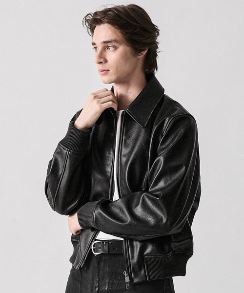 CLEL(�N���C��)�́yCLEL�zDeep Texture Blouson / �f�B�[�v�e�N�X�`���[�u���]��(�u���]��)