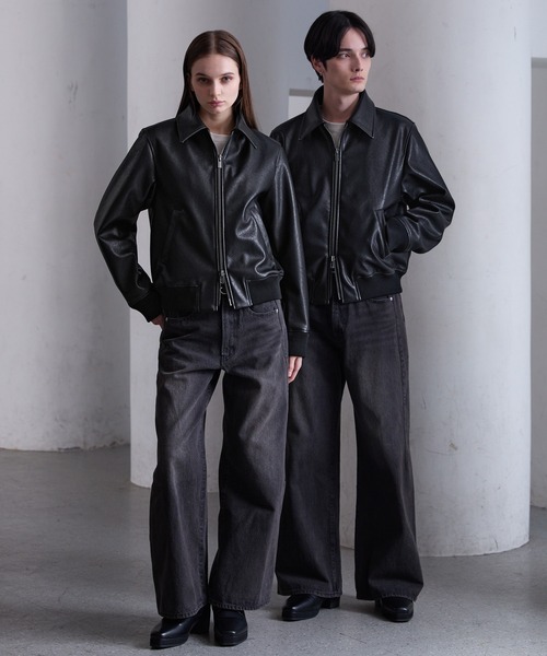 Deep Texture Blouson ディープテクスチャーブルゾン 黒 L Texture