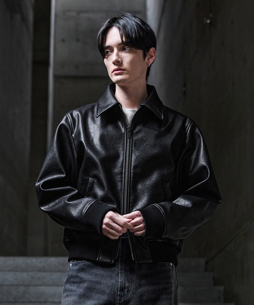 CLEL】Deep Texture Blouson / ディープテクスチャーブルゾン