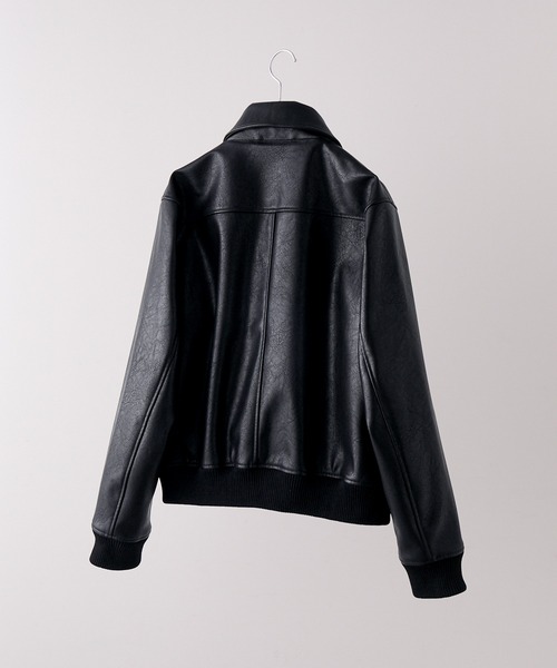 【新品タグ付き】CLELディープテクスチャーブルゾン　黒 CLEL】Deep Texture Blouson / ディープテクスチャーブルゾン