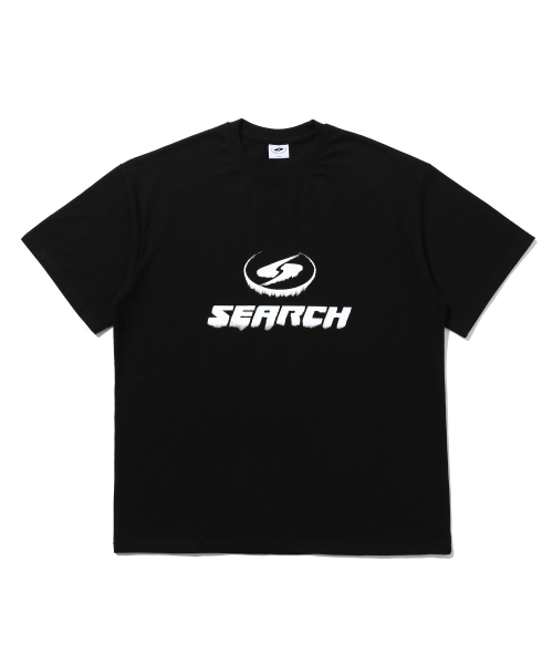 SEARCH410(サーチ410)の「ブリードロゴ半袖Tシャツブラック-ホワイト(Tシャツ/カットソー・メンズ・その他・LARGE/MEDIUM)」の1枚目の写真