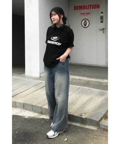 SEARCH410(サーチ410)の「ブリードロゴ半袖Tシャツブラック-ホワイト(Tシャツ/カットソー・メンズ・その他・LARGE/MEDIUM)」の8枚目の写真
