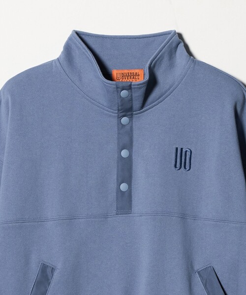 UNIVERSAL OVERALL(ユニバーサルオーバーオール)の「【別注】<UNIVERSAL OVERALL>スタンドネック プルオーバー / キッズ 140cm-160cm(Tシャツ/カットソー・キッズ・ダークグレー/ロイヤルブルー/グレー系・L(160cm)/M(140-150cm))」の5枚目の写真