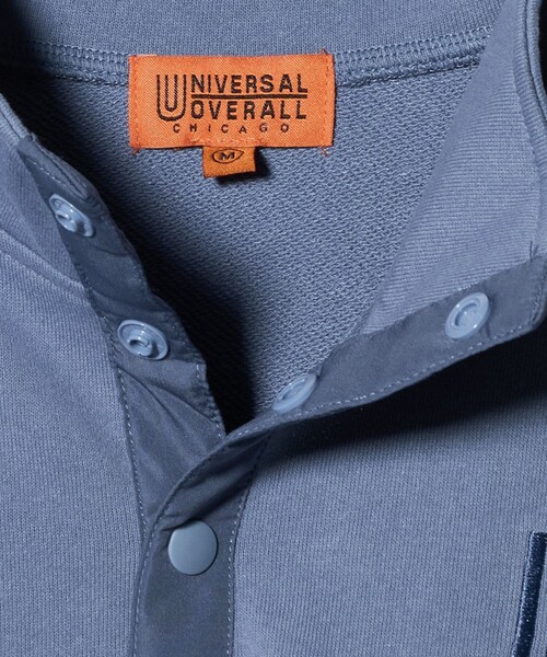 UNIVERSAL OVERALL(ユニバーサルオーバーオール)の「【別注】<UNIVERSAL OVERALL>スタンドネック プルオーバー / キッズ 140cm-160cm(Tシャツ/カットソー・キッズ・ダークグレー/ロイヤルブルー/グレー系・L(160cm)/M(140-150cm))」の10枚目の写真