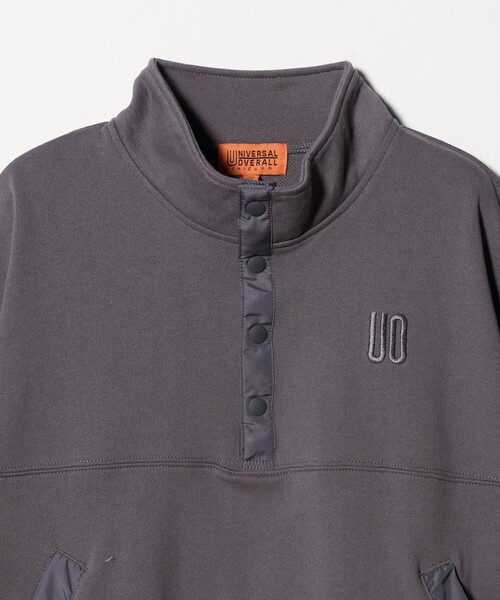 UNIVERSAL OVERALL(ユニバーサルオーバーオール)の「【別注】<UNIVERSAL OVERALL>スタンドネック プルオーバー / キッズ 140cm-160cm(Tシャツ/カットソー・キッズ・ダークグレー/ロイヤルブルー/グレー系・L(160cm)/M(140-150cm))」の18枚目の写真