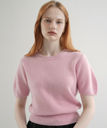 VLETI（ブレッティ）の「Merino Wool 100% Round Half Knit (Pink)（ニット/セーター）」