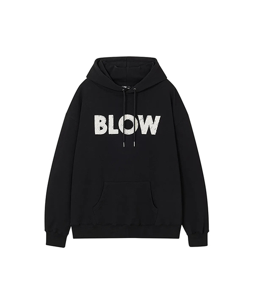 BLOW(ブロウ)の「Embossed Logo Hoodie(パーカー・メンズ・ブラック・FREE)」の1枚目の写真