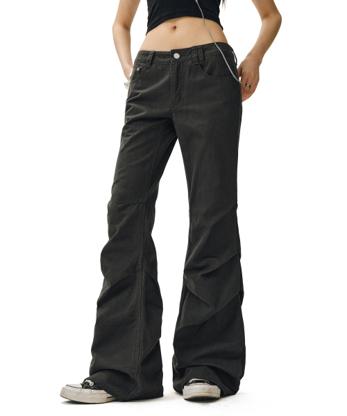 DECET WOMEN(デケット ウーマン)の「Flared Shirring Pants DCWPT017CHARCOAL(その他パンツ・レディース・その他・X-SMALL/SMALL/MEDIUM/LARGE)」の13枚目の写真