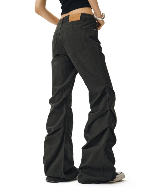 DECET WOMEN(デケット ウーマン)の「Flared Shirring Pants DCWPT017CHARCOAL(その他パンツ・レディース・その他・X-SMALL/SMALL/MEDIUM/LARGE)」の14枚目の写真
