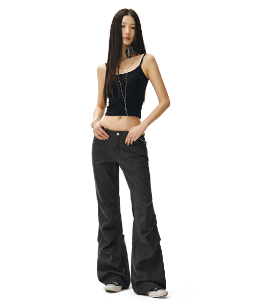 DECET WOMEN(デケット ウーマン)の「Flared Shirring Pants DCWPT017CHARCOAL(その他パンツ・レディース・その他・X-SMALL/SMALL/MEDIUM/LARGE)」の15枚目の写真