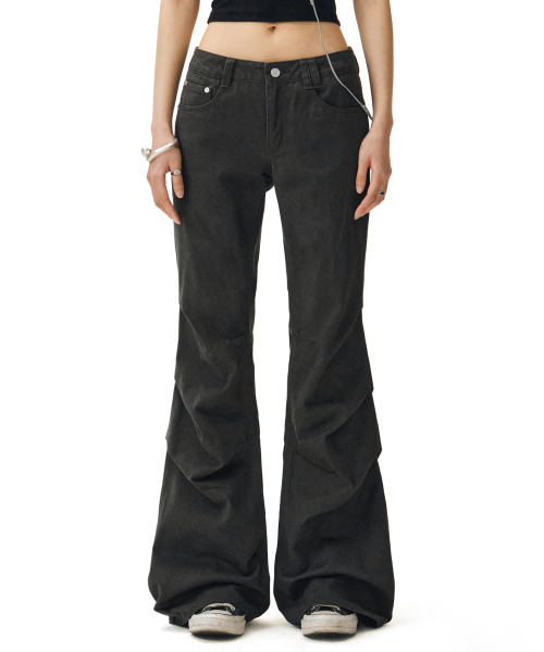 DECET WOMEN(デケット ウーマン)の「Flared Shirring Pants DCWPT017CHARCOAL(その他パンツ・レディース・その他・X-SMALL/SMALL/MEDIUM/LARGE)」の17枚目の写真