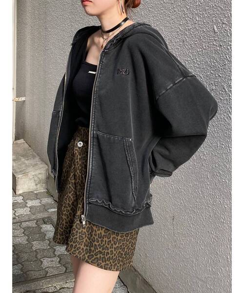 ルセラフィム MURUA ルーズ フーディー パーカー スウェット MURUA（ムルーア）の「ジップルーズフーディ（パーカー）」 - WEAR