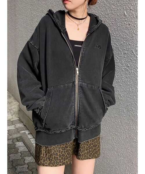 セール】ジップルーズフーディ（パーカー）｜MURUA（ムルーア）の