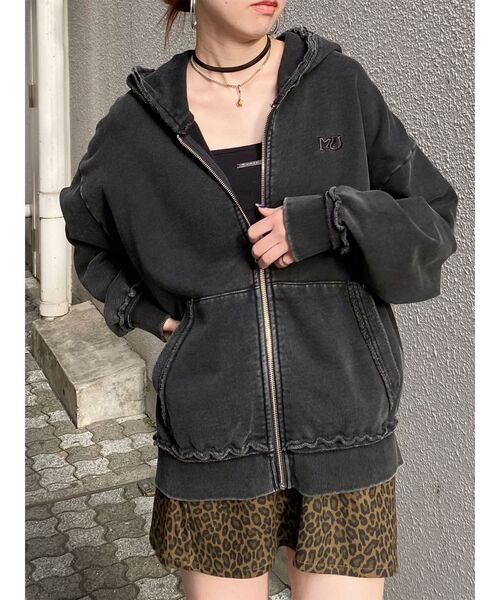 セール】ジップルーズフーディ（パーカー）｜MURUA（ムルーア）の