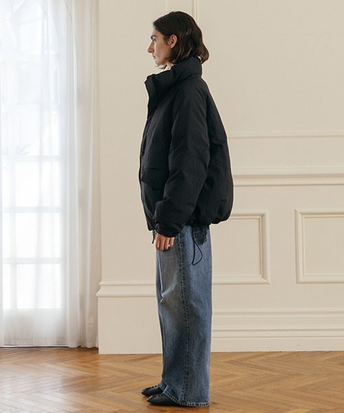 CREDONA(クレドナ)の「FRENCH DUVET DOWN/フレンチデュベダウン(ダウンジャケット/コート・レディース・アイボリー/ブラウン/ブラック・FREE)」の13枚目の写真
