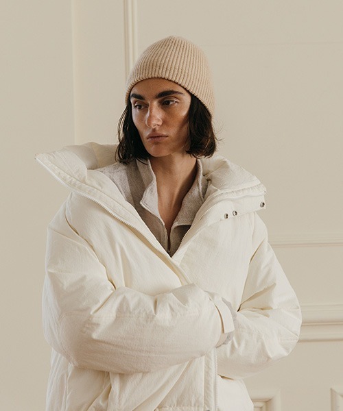 CREDONA(クレドナ)の「FRENCH DUVET DOWN/フレンチデュベダウン(ダウンジャケット/コート・レディース・アイボリー/ブラウン/ブラック・FREE)」の19枚目の写真