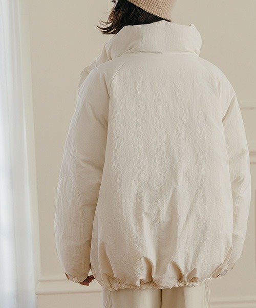 CREDONA(クレドナ)の「FRENCH DUVET DOWN/フレンチデュベダウン(ダウンジャケット/コート・レディース・アイボリー/ブラウン/ブラック・FREE)」の21枚目の写真