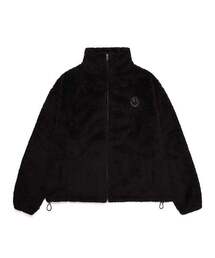 DXOH（ディソエイチ）の「トーンオントーンパッチファージップアップ[black]（その他アウター）」