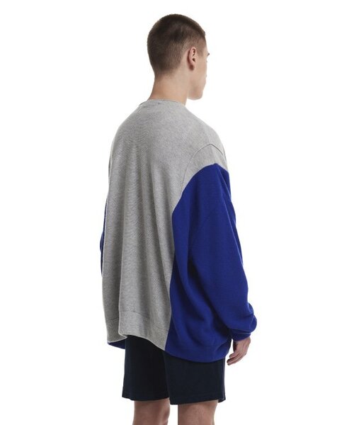 セール】Colorblocked Cardigan_Grey（カーディガン/ボレロ）｜TRUNK