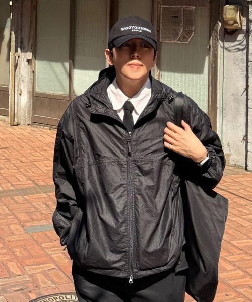 SECONDMONO（セカンドモノローグ）の「Flap Sheer Windbreaker [GRAY]_SEJK010GRAY（ナイロンジャケット・レディース・その他・SMALL/MEDIUM/LARGE）」の8枚目の写真
