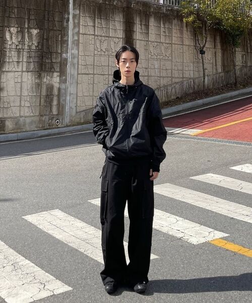 SECONDMONO（セカンドモノローグ）の「Flap Sheer Windbreaker [GRAY]_SEJK010GRAY（ナイロンジャケット・レディース・その他・SMALL/MEDIUM/LARGE）」の12枚目の写真