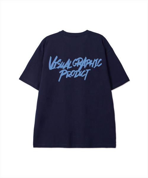 BY.L(バイエル)の「グラフィティロゴ半袖Tシャツネイビー スカイブルー(Tシャツ/カットソー・メンズ・その他・MEDIUM/LARGE/X-LARGE)」の1枚目の写真
