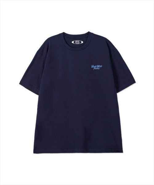 BY.L(バイエル)の「グラフィティロゴ半袖Tシャツネイビー スカイブルー(Tシャツ/カットソー・メンズ・その他・MEDIUM/LARGE/X-LARGE)」の2枚目の写真
