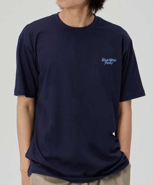 BY.L(バイエル)の「グラフィティロゴ半袖Tシャツネイビー スカイブルー(Tシャツ/カットソー・メンズ・その他・MEDIUM/LARGE/X-LARGE)」の3枚目の写真