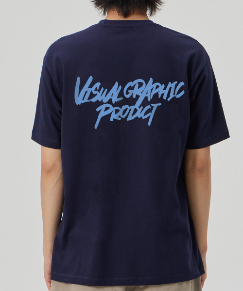 BY.L(バイエル)の「グラフィティロゴ半袖Tシャツネイビー スカイブルー(Tシャツ/カットソー・メンズ・その他・MEDIUM/LARGE/X-LARGE)」の4枚目の写真